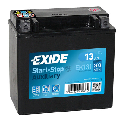 starterio akumuliatorius - EK131 EXIDE